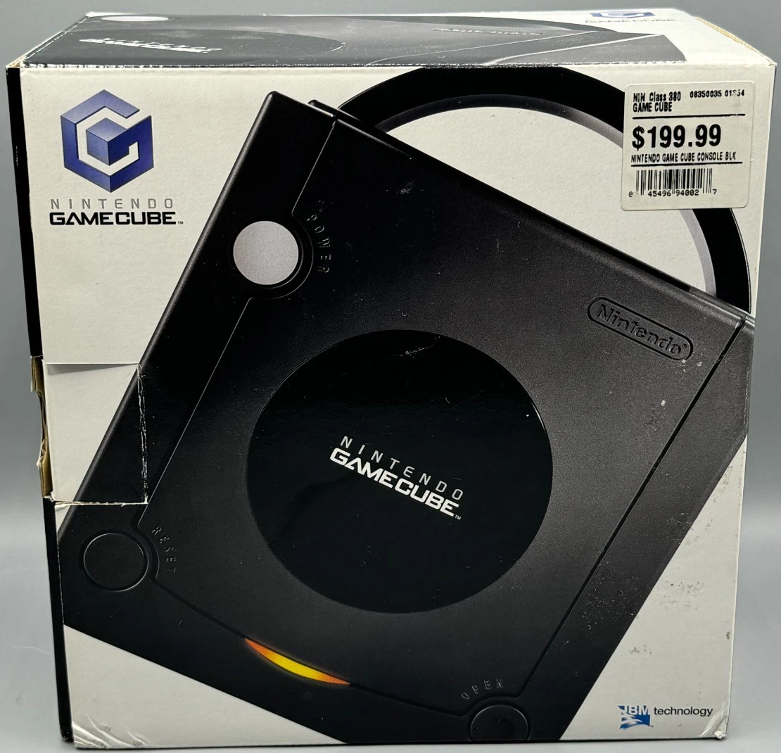 Nintendo GameCube Console Black CIB Complete Original Box Authentic